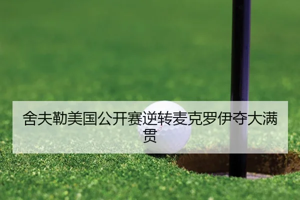 舍夫勒美国公开赛逆转麦克罗伊夺大满贯